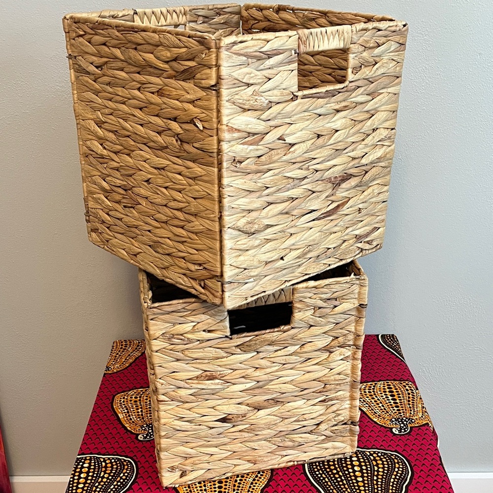 Natural Woven Storage Baskets